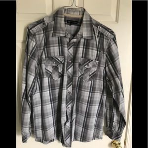 INC Mens Long Sleeve Button up XL